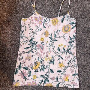 Loft Outlet - Floral women's strappy tank - size large